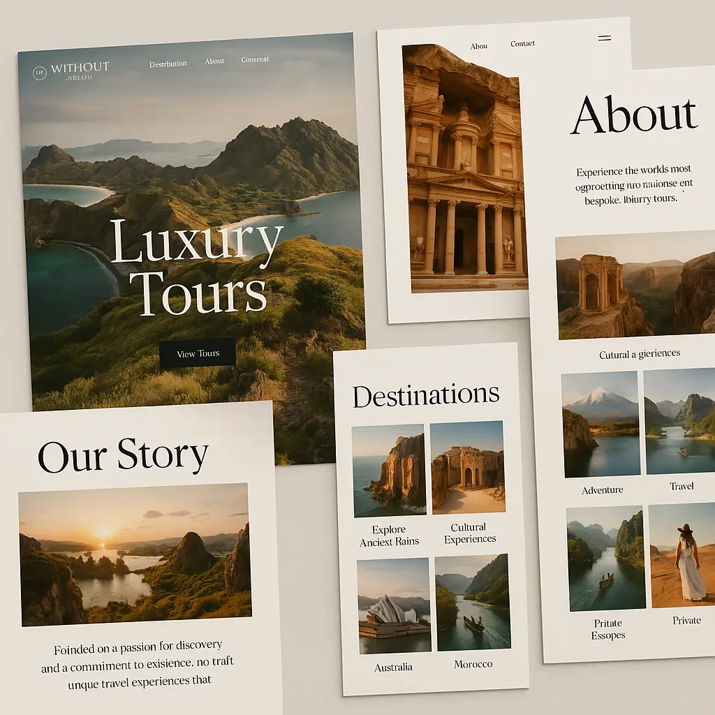 Luxury Tours Website